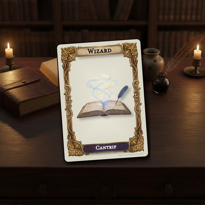 Wizard Spell Cards