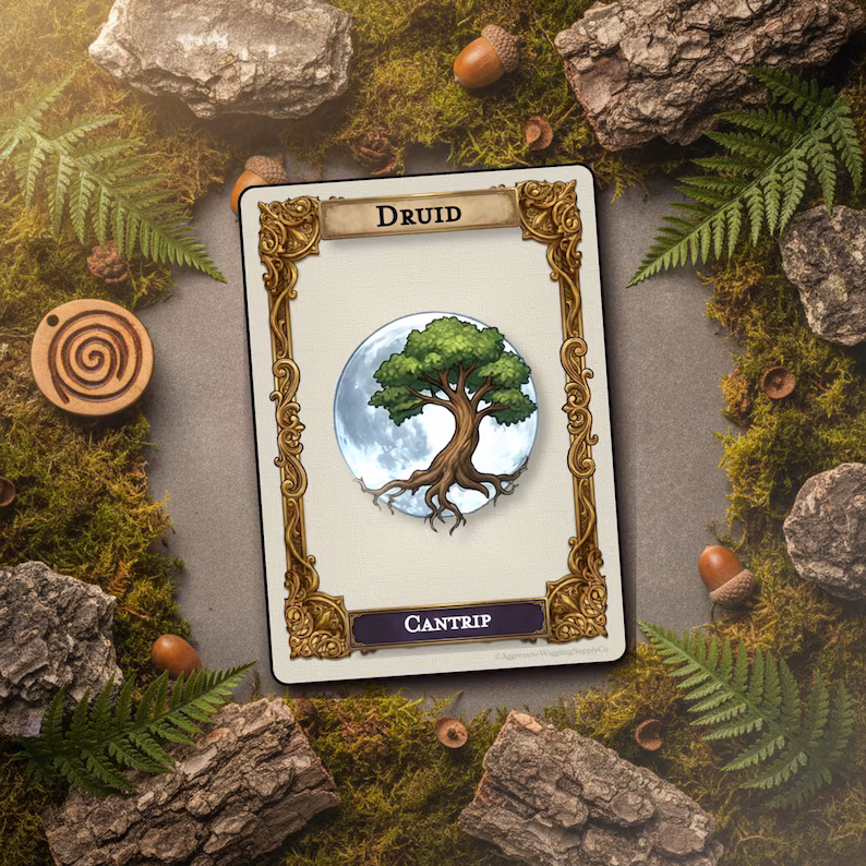 Druid Spell Cards